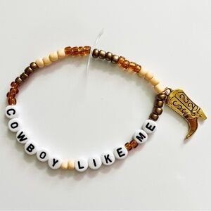 Taylor Swift Eras Tour Friendship Bracelet Cowboy Like Me Evermore W/ Charm